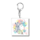 モダンラヂオの【オリエンタルガール】 Acrylic Key Chain