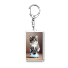 ryuonji87のかわいい猫ちゃん　こゆき Acrylic Key Chain