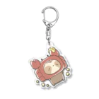 ただのなまけもののかに座ミユビくん Acrylic Key Chain