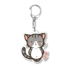 MarchenCatの【ろくすけ】のほほんネコさん【猫アクリルキーホルダー】 Acrylic Key Chain