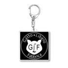 GattoLibero_FabbricaのGattoLiber Fabbricaマルロゴ Acrylic Key Chain