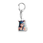gensan2004の子猫少女 Acrylic Key Chain