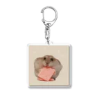 square SIRUのしかくハム　shiru♂ Acrylic Key Chain