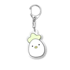 ぱれっとのまんまるこけしキーホルダー(わかば) Acrylic Key Chain