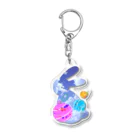 Rabbitflowerの夏の思い出 Acrylic Key Chain