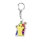 彩りポップスターのポップなキリン Acrylic Key Chain