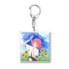 そらはる1の夏のサブカル女子 Acrylic Key Chain