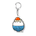 mkumakumaの卵かけご飯 Acrylic Key Chain