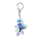 いどばたかいぎのBLUE BOY Acrylic Key Chain