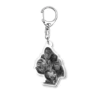 GorillaLife_SHOP Japanのゴリラ家族のアクリルキーホルダー・ゴリラライフ Acrylic Key Chain