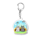 ねこほうチャンネル公式グッズのハムマロ11歳バースデイ Acrylic Key Chain