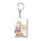 ミライク・カラの春色の少女 Acrylic Key Chain