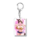 amamoemomoのケモ耳女の子ちゅきちゅきグッズ Acrylic Key Chain