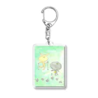 tonarichanのいぬくんとねこくん Acrylic Key Chain