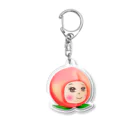 笑顔の種　goodsshop　Annexのももポキ Acrylic Key Chain