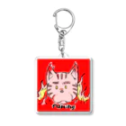 TOMMY★☆ZAWA　ILLUSTRATIONのTORA おこ。 Acrylic Key Chain