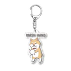 みずしな孝之の店 しなやのHAND WASH アクリルキーホルダー