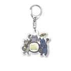 gatto_gattoのROCKな猫たち Acrylic Key Chain