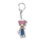 KUMAHAKO SHOPのhacoちゃん Y2Kファッション【A】 Acrylic Key Chain