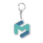 manavisquareのまなびスクエアロゴ単体（限定販売） Acrylic Key Chain