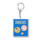 甘夏/ハムスター大好きの夏のハムスターボーイズ Acrylic Key Chain