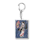 PALA's SHOP　cool、シュール、古風、和風、の和風　浮世絵 「渓斎英泉 」美人画 Acrylic Key Chain