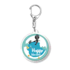 あぺとぺのHappy blue bird(雑貨) Acrylic Key Chain