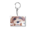 ちゃちゃまるしょっぷ🐶のお目覚め Acrylic Key Chain