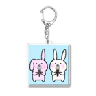 なるるぐんそうの歌ううさぎ Acrylic Key Chain