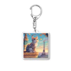 Cute-Animalsの【パリ旅行】ねこくん Acrylic Key Chain