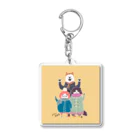 群青の#今日の群青家 似顔絵アニマル Acrylic Key Chain