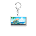 Hyon-Dのアイスクリームと夏と。 Acrylic Key Chain