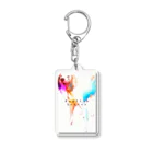 いざなぎ本舗のイングリッシュセッター LOVE Acrylic Key Chain