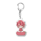 🌈彩-ｲﾛﾄﾞﾘ-🎨のミニキャラ紅くんグッズ Acrylic Key Chain