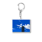 塗装作業員のBUILDING  Acrylic Key Chain