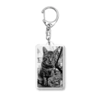 Bohcaの野生的な猫 Acrylic Key Chain