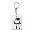 月夜まなのアート工房のおにっ娘冥途 Acrylic Key Chain