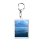 豊風本舗の夏の九十九里浜の浜辺　３ Acrylic Key Chain