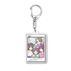 ∞lette OFFICIAL STOREの∞lette3期　チェキ風 Acrylic Key Chain