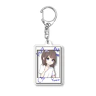 ∞lette OFFICIAL STOREの青照結乃　チェキ風 Acrylic Key Chain