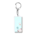 花咲 あられのウーパールーパーとクリオネ Acrylic Key Chain