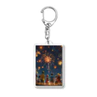 卯月なのかのFireworks Journey　〜夏の彩夜の旅〜　 No.3「 僕らの花園」 Acrylic Key Chain