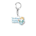 キッズモード某の真夏のスノーマン(濃色用) Acrylic Key Chain