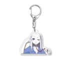 スナック園芸のいろいろ。のぶるまるウィンク Acrylic Key Chain