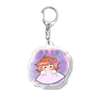 陽葵べる販売店の陽葵べる ゆるイラスト おやすみ Acrylic Key Chain