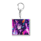 パンクビビッド•ピエロ団のパンクビビッド・ピエロキャット kAsumI Acrylic Key Chain