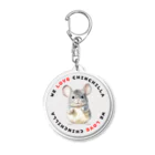 Chinchillust Shop（チンチラ×イラスト）のチンチラ（We Love Chinchilla） Acrylic Key Chain