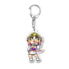 KATTSU_ASSTのアクリルキーホルダー　デフォルメ　十色ちゃん Acrylic Key Chain