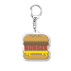 YOHEMAL.pdfのBURGER アクリルキーホルダー