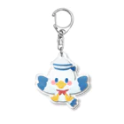 レタ(LETA)のカモメの水平さん Acrylic Key Chain